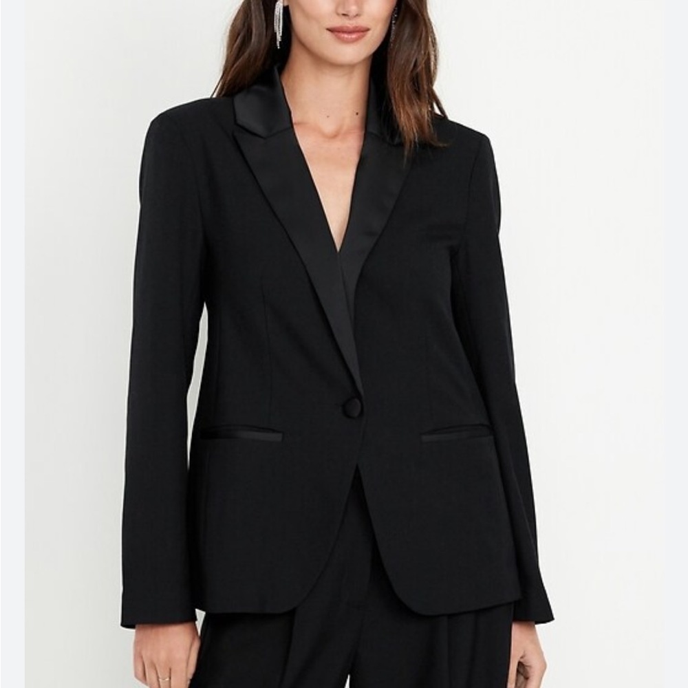 Old Navy Tuxedo Satin Collar Blazer size Small